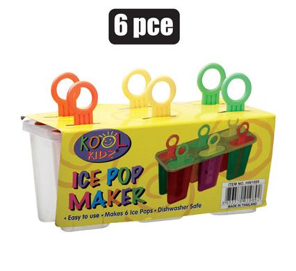 ICE LOLLY MAKER PL 6PCE product image