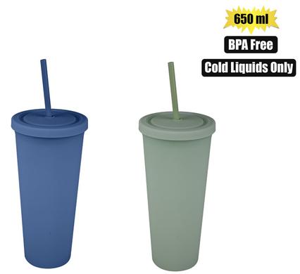 TUMBLER DOUBLE WALL 650ml SOFT TOUCH product image