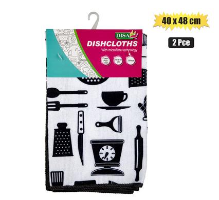 CLOTH MICROFIBRE 40x48cm 2PCE MIXED product image