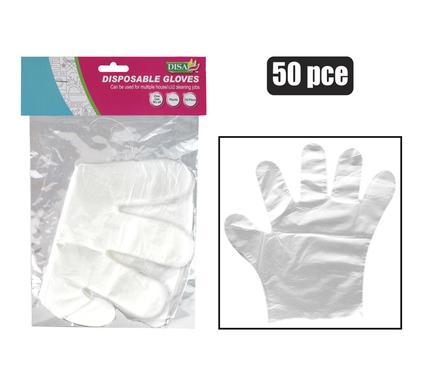 GLOVES PL DISPOSABLE PACK-50-PCE ZENITH product image