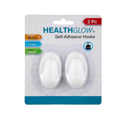 HOOK S/ADH PLASTIC 2PC OVAL product image