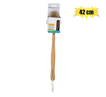 BATH BASICS BRISTLE BRUSH WDN HNDLE 42cm product image