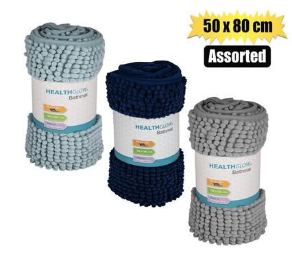 BATHMAT CHENILLE 50X80cm ASSTD product image