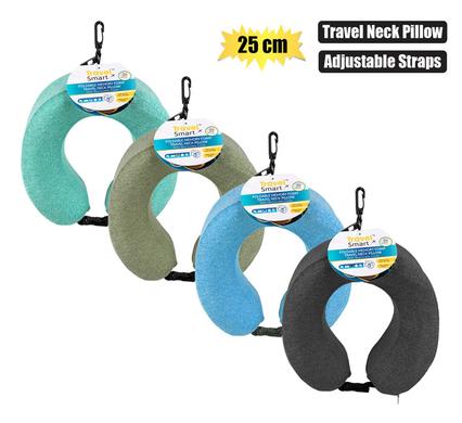 TRAVEL NECK PILLOW ADJUSTABLE STRAP 25cm product image