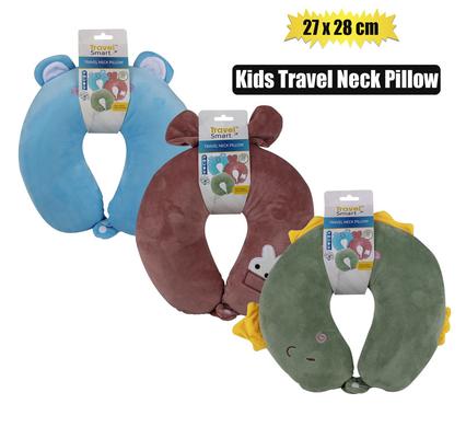 TRAVEL NECK PILLOW KIDS 28x27cm COTTON product image