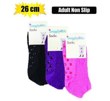 SOCKS ADULT NON-SLIP PLAIN 26cm product image
