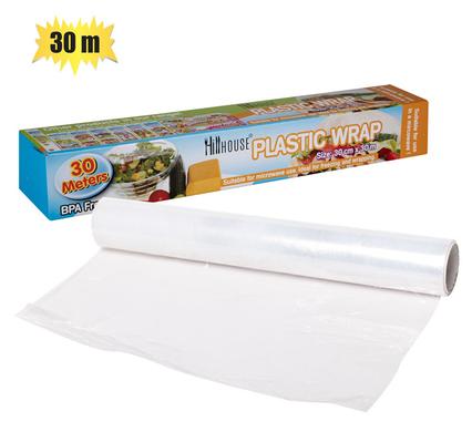 DISPOSABLE ROLL PLASTIC WRAP 30cmx30m product image