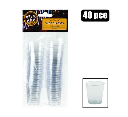 SHOT-GLASS PL DISPOSABLE 40PC 1OZ product image