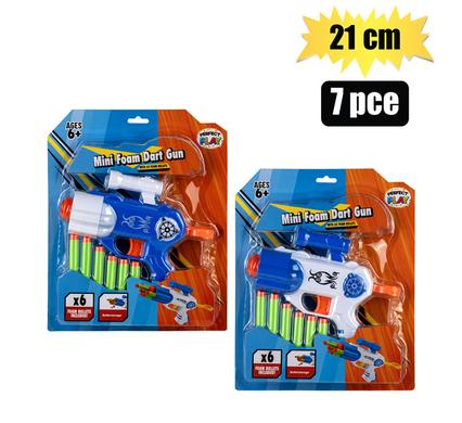 GUN FOAM DART, 7pc ASSTD 21cm product image