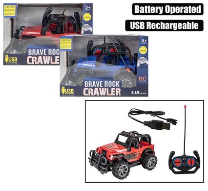 BATTERY OPERATED RC JEEP USB 20cm product image