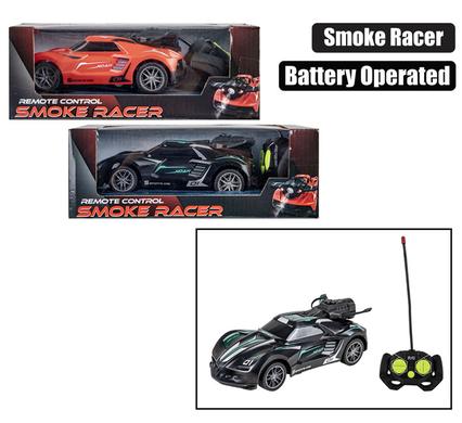 BATTERY OPERATED RC CAR W/SPRAY, 18cm product image