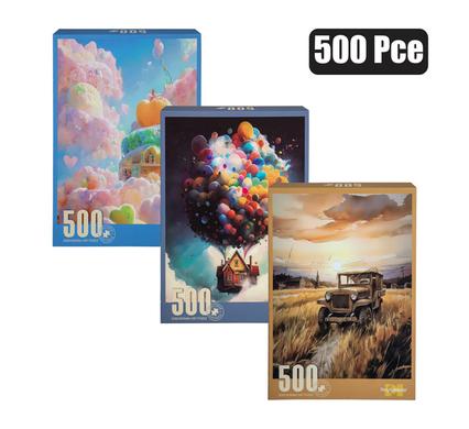 PUZZLE JIGSAW ASSORTED 500PC product image