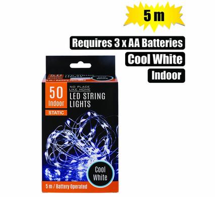 LIGHT FAIRY LED-50x COOL WHT 5m B/O product image