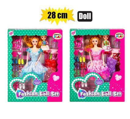 DOLL FASHION 28cm W/CHILD & ACCESSORIES product image