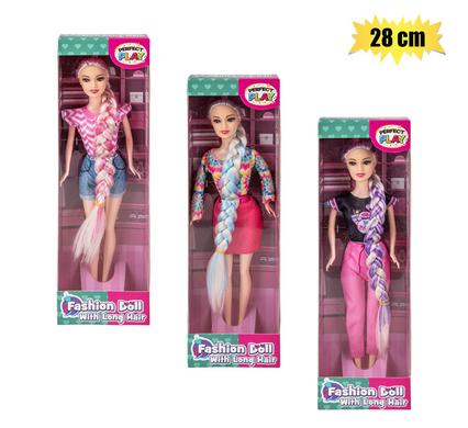 FASHION DOLL WITH EXTRA LONG HAIR 28cm product image