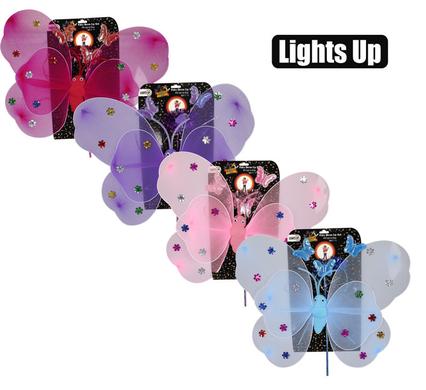 DRESS UP WINGS HEADBAND & WAND LIGHT UP product image