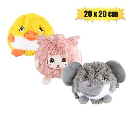 PLUSH BALL FLUFFY ANIMAL 20x20cm product image