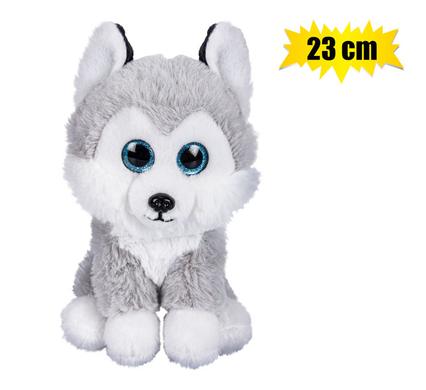 PLUSH DOG HUSKY BIG EYES 23cm product image