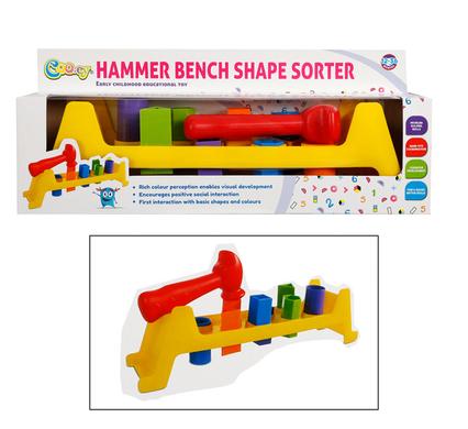 BABY TOY EDU PLAY/LEARN HAMMER BENCH product image