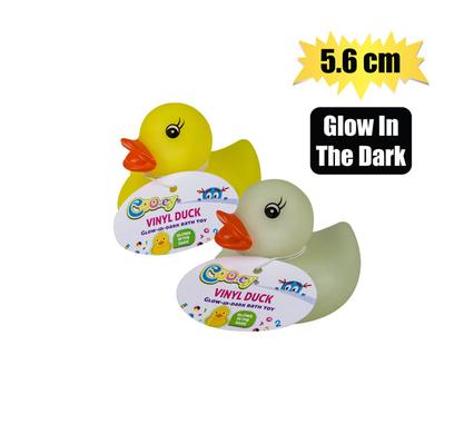 BABY VINYL THEMED DUCK 5.6cm, GLW-IN-DAR product image