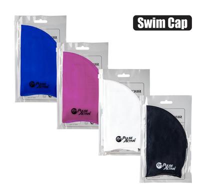 SWIM CAP SILICONE ASSTD COLOURS product image