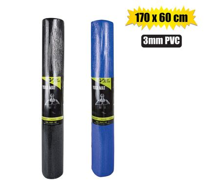 FITNESS YOGA MAT 3mm PVC ASSTD product image