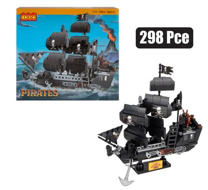 BUILDING BLOCKS COGO PIRATE SHIP 298PCS product image
