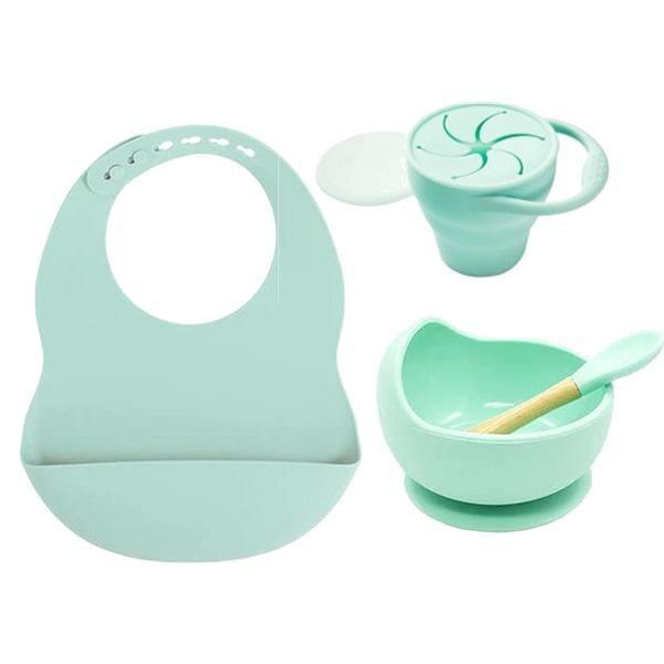 4pc Silicone Baby Feeding Set - 4aKid