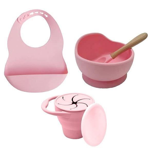 4pc Silicone Baby Feeding Set - 4aKid