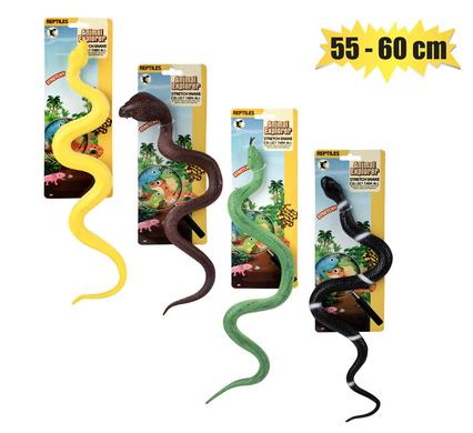 ANIMALS STRETCH SNAKE ASSTD 55-60cm, TPR product image