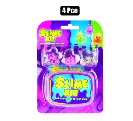 NOVELTY SLIME DIY W/ACCESSORIES 4pc product image
