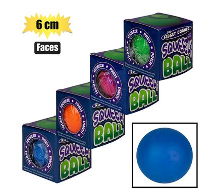NOVELTY BALL STRESS 6.5cm FACES ASSTD product image