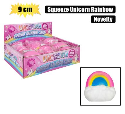 NOVELTY SQUEEZE UNICORN RAINBOW CLOUD 9c product image