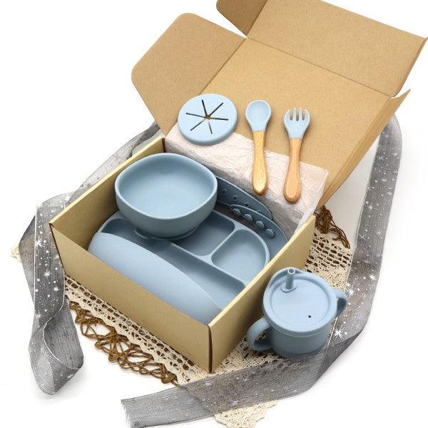 9pc Silicone Baby Feeding Set - 4aKid