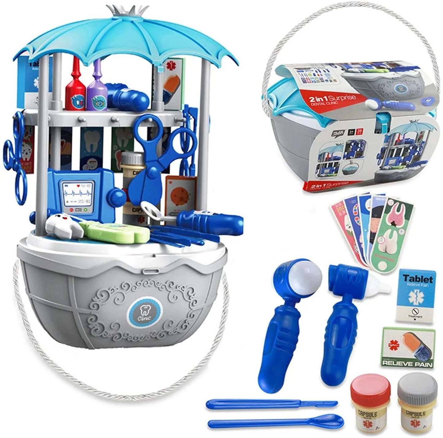SuperBasket Trolley 2-in1 Doctor Toy - 4aKid