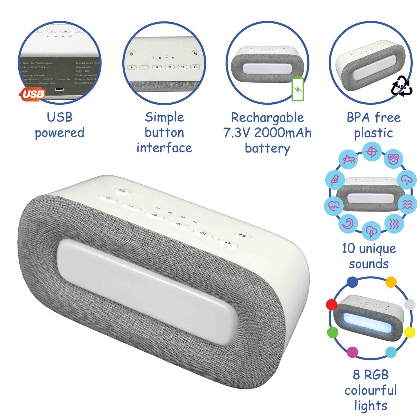 White Noise Sound Machine - 4aKid