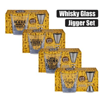 WHISKEY GLASS DAD & JIGGER SET product image