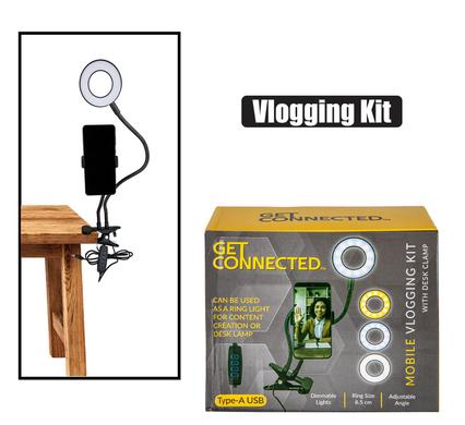MOBILE VLOGGING KIT USB WITH DESK CLAMP product image
