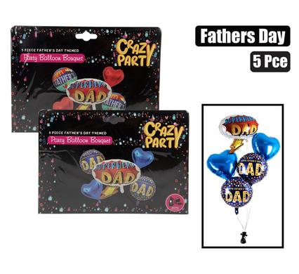 BALLOON HELIUM 5PCS FATHER'S DAY F-04 product image