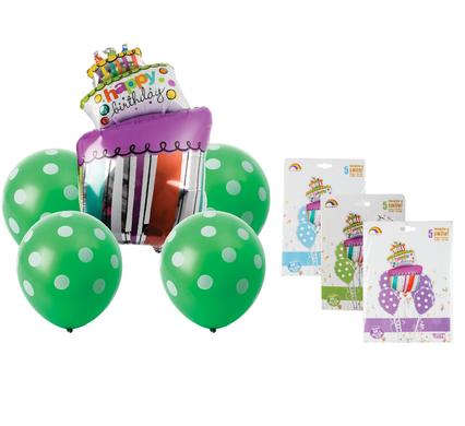 BALLOON BOUQUET 1F & 4L HBD F-07 product image