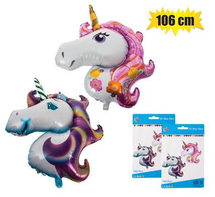 BALLOON HELIUM FOIL UNICORN 105cm F-04 product image