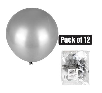 BALLOONS HELIUM 1PC SILVER F-01 product image