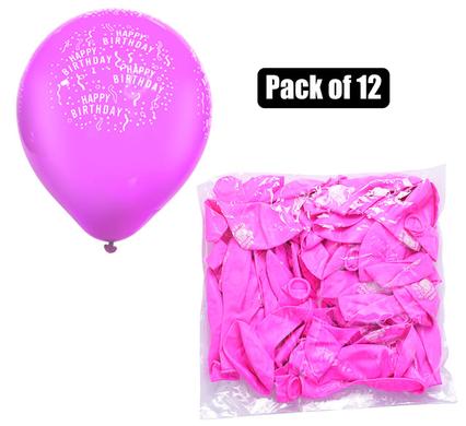 BALLOONS HELIUM 1PC PINK HB PRINT F-01 product image