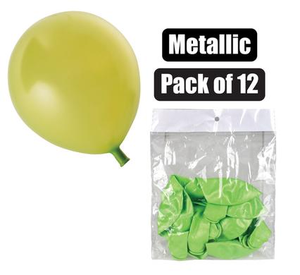 BALLOONS HELIUM 1PC METALLIC L/GRN F-01 product image