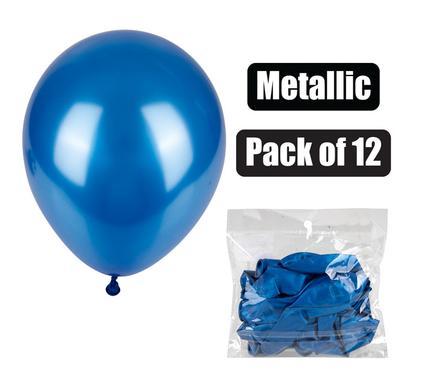 BALLOONS HELIUM 1PC METALLIC BLUE F-01 product image