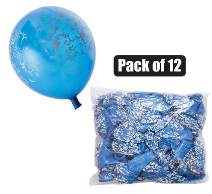 BALLOONS HELIUM 1PC DESIGN BLUE F-01 product image