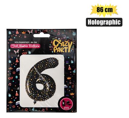 BALLOON HELIUM FOIL HOLO 6 86cm F-03 product image