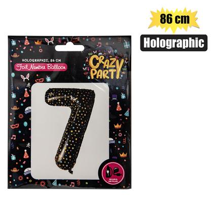 BALLOON HELIUM FOIL HOLO 7 86cm F-03 product image