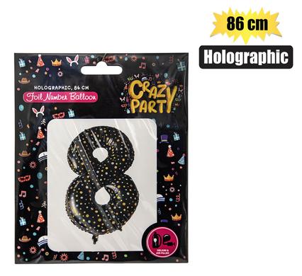 BALLOON HELIUM FOIL HOLO 8 86cm F-03 product image