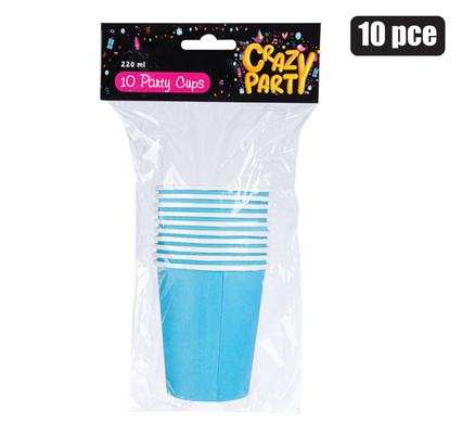 PARTY CUPS L/BLUE 10PC product image